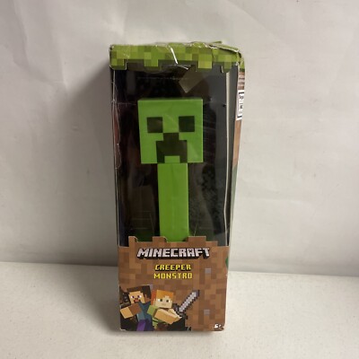 Mojang Mattel Minecraft 8.5'' Creeper Action Figure Green New In Open Dmgd Box