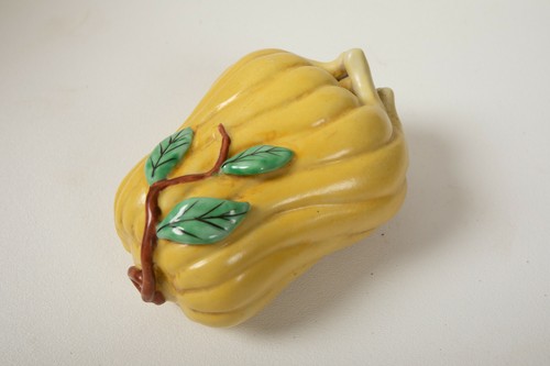 Buddha's Hand Alter Piece (S3L) Asian Art Pottery Temple Offering Citron