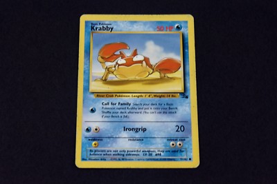 RARE POKMON CARD KRABBY 51/62 - AUTHENTIC | eBay RARE POKMON CARD KRABBY 51/62 - AUTHENTIC | eBay