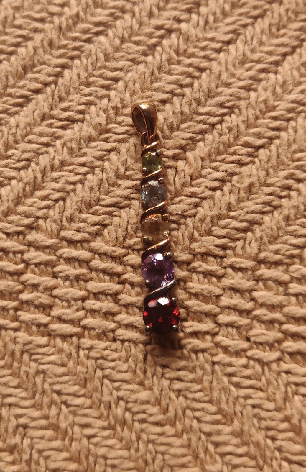 Ross Simons multi gemstone pendant - image 1