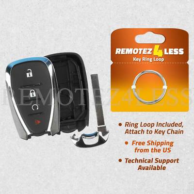 For 2018 2019 2020 Chevrolet Equinox Replacement Remote Fob Shell Case Pad RS