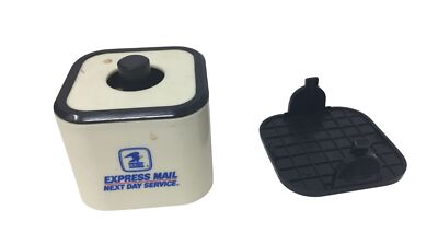 Express Mail Next Day Service USPS Advertising Paper Clip Dispenser Desk Organiz