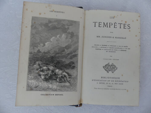 ZURCHER & MARGOLLE ‎ ‎Les tempêtes - NOMBREUSES GRAVURES - 1891 - Afbeelding 1 van 3