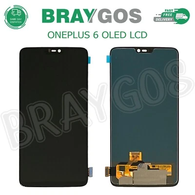 BRAYGOS For OnePlus 6 1+6 A6000 A6003 OLED LCD Touch Screen Digitizer Display Assembly