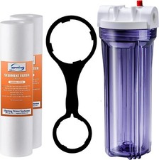 American Motorhome RV 10" Water Filter System 1/2" threaded fittings