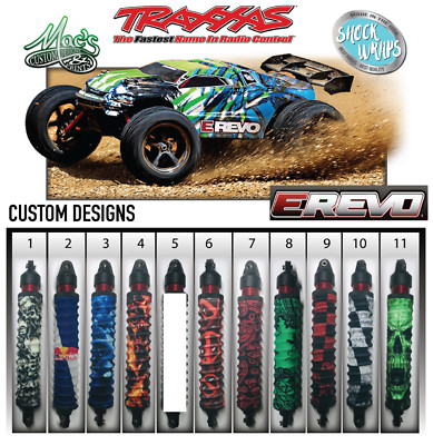*FITS* Traxxas EREVO 1/10 RC Shock Wraps- Dust Sox - Shock Covers Vol. 1