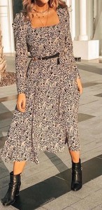 zara leopard skin dress