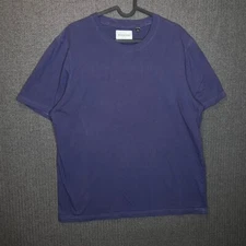 Melrose Place Tshirt Men's Large Blue Navy Classic Solid Walk 