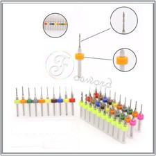 VHM Micro PCB Bohrer Ø 0.6/0.8/1 - 3 mm für präzise Bohrungen CNC Gravur Fräse