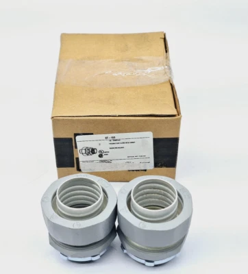 Box Of 2 APPLETON ST-150 1-1/2" Straight Liquid Tight Connector - Image 1 of 4