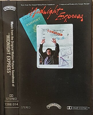 Giorgio Moroder   Midnight Express  Original Soundtrack Cassette Tape