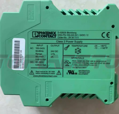 1PCS NEW PHOENIX CONTACT MINI-PS-100-240AC/24DC/2 2938730 Power Supply~