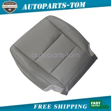 For 2008-2012 Honda Accord Passenger Bottom Replacement Leather Seat Cover Gray