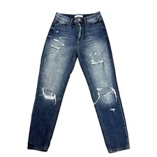 Kancan Estilo Size 3 / 25 Blue Distressed Jeans