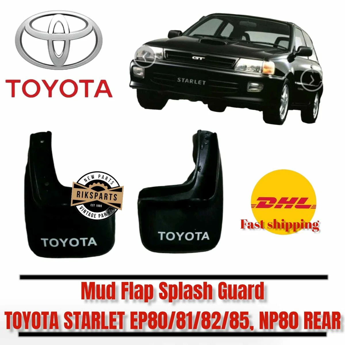 Mud Flaps Mud Guard Guard For Toyota STARLET EP80 EP81 EP82 EP85