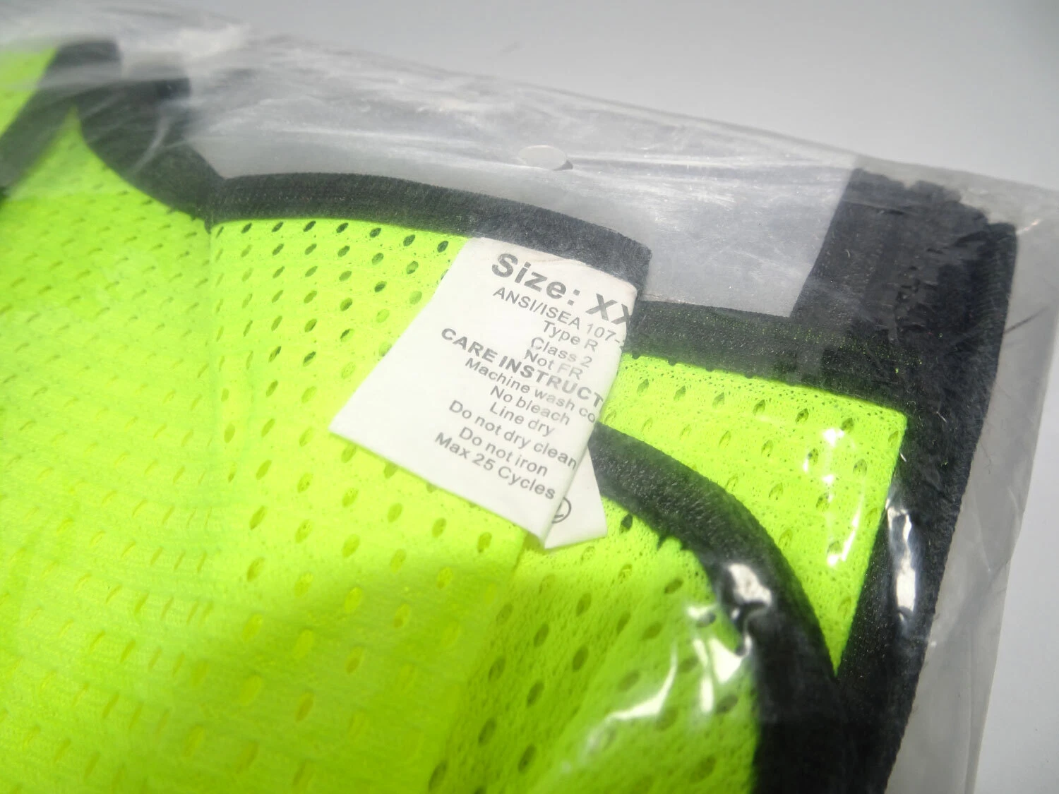 HYCOPROT High Safety Reflective Vest with Pockets & Zipper, (XXXL yellow) - product detail image 10