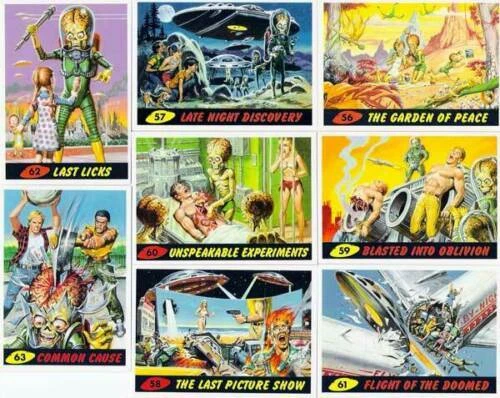 MARS ATTACK TOPPS ARCHIVES 1994 SET OF 100 CARDS WITH TWO DIFFERENT WRAPPERS - Bild 2 von 4