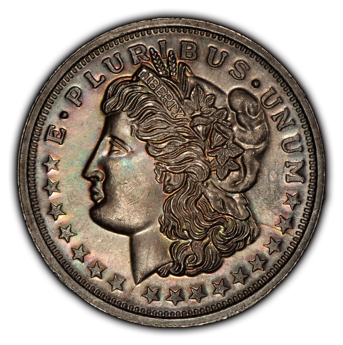 1 oz Silver Round - Silver Trade Unit - Morgan Dollar Design
