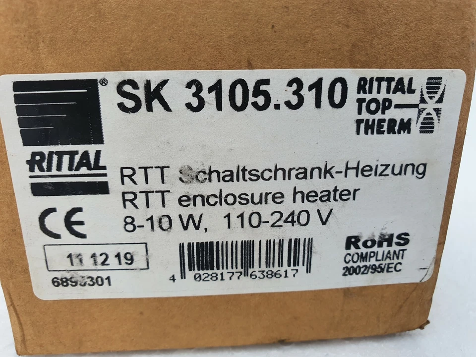 RITTAL RTT Enclosure Heater SK 3105.310, 110-240 V # NEW - Image 2 of 4