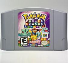 Pokemon Puzzle League (Nintendo 64, 2000) Cleaned / Tested / Authentic N64