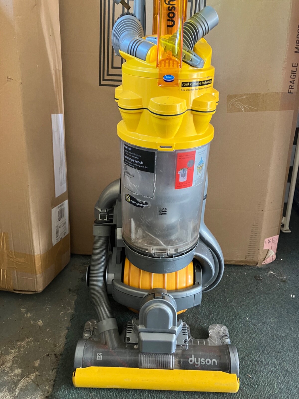 dyson dc15 vacuum cleaner for partsfront roller stopped working eBay