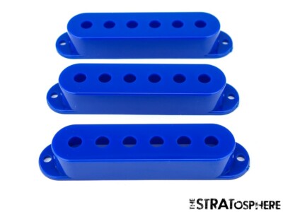 *NEW PICKUP COVERS for Fender Standard Stratocaster Strat Guitar Parts Blue