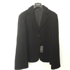 Giacca classica BUGIARDA colore nero lana cotta tg.54 (NUOVO)