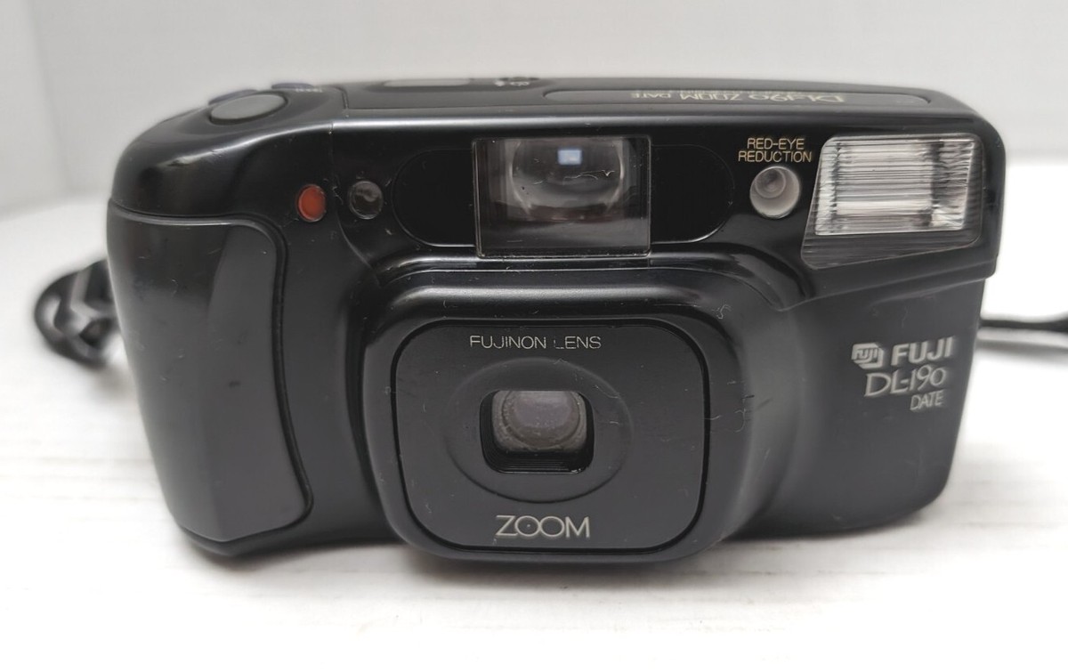 Fuji DL-190 Zoom Black Point & Shoot 35mm Film Camera WORKS | eBay