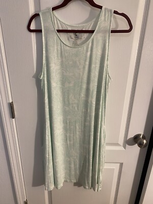 NWT Cupio Jersey Knit Short Tank Dress XL Floral Pockets Stretch A-line Lime | eBay NWT Cupio Jersey Knit Short Tank Dress XL Floral Pockets Stretch A-line Lime | eBay