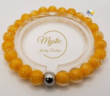 Mystic Firefly Lampwork Glass Glow in the Dark Bracelet Custom Made For You