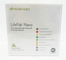 Nu Skin Nuskin Pharmanex LifePak Nano 60 packets Sealed Box Bundle