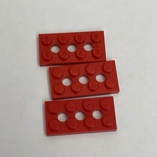 Lego 3709 Red Replacement Parts Pieces Lot of 3