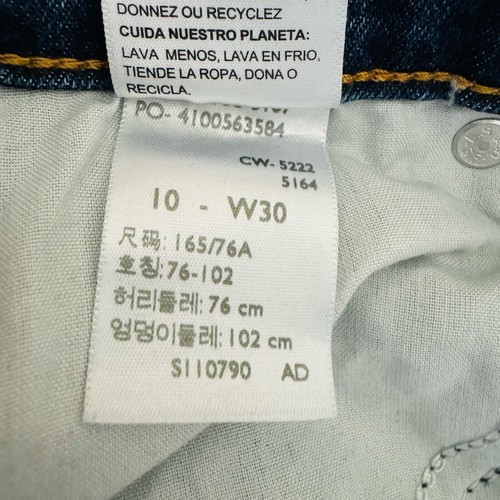 Levi Strauss Signature Levi Heritage Boyfriend Hi Rise Ankle Cuffed Jeans Sz 10 - Picture 12 of 14