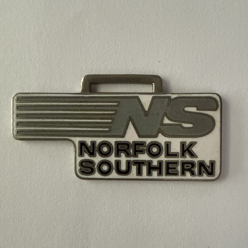 Norfolk Southern Railway Railroad Co  Watch FOB New Leather Strap Keyring