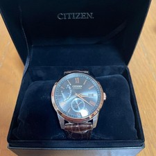 Citizen Collection Mechanical Watch NB3004-04K Gray Dial Leather Strap