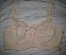 VINTAGE Bali FLOWER 0180 Women's Blush Full Support Underwire Bra 36DD USA Made