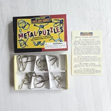 Metal Puzzles Retro Range Toys and Games 2013 Complete