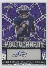 2021 Leaf Flash Photography Purple 25/50 Pooka Williams Jr #FP-PWJ Auto 0u66