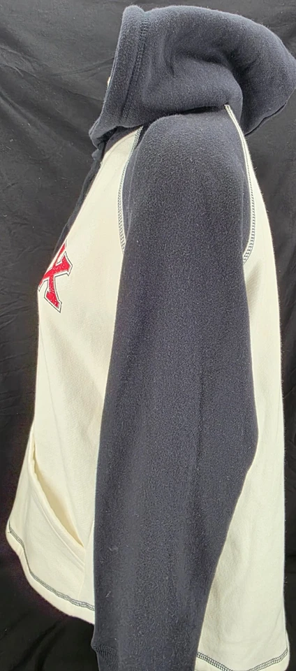 NUEVO Boston Red Sox Suave Como Una Uva Blanco Azul Marino Sudadera con Capucha Sudadera para Mujer M Foto 2 de 4