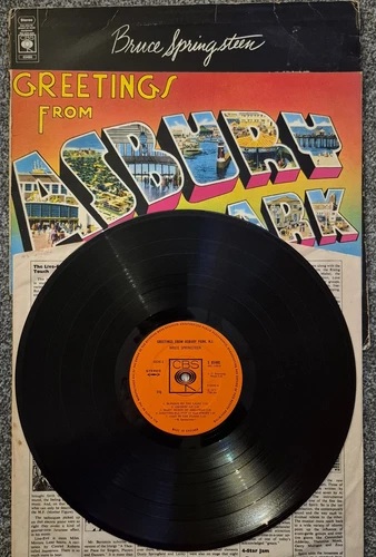 Bruce Springsteen Greetings From Asbury Park LP Postcard Cover 1st Press 1973 UK