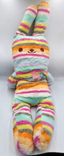Flan Super Long Soft Kawaii Daigurumi striped Flan Plush Pillow AMUSE 36in