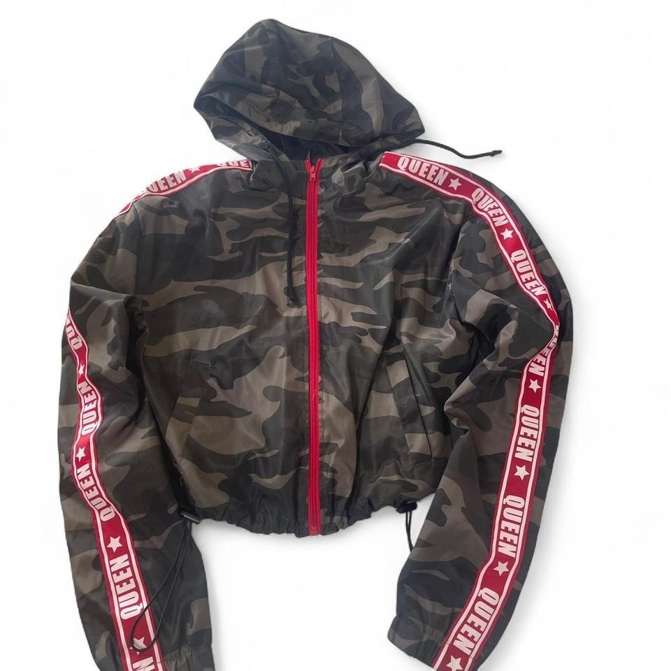 Camouflage windbreaker jacket - image 1