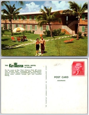 Key Wester Hotel Motel Key West Postcard