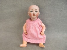Antique Bisque Head Doll 12" Sleep Eyes Composition Body Stamp 152/3 READ