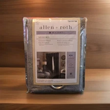 Allen Roth | Medford | Blackout | Grey Herringbone | 50x84in | #5030738