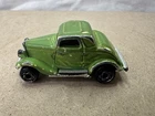 Vintage Hot Wheels ’34 Ford 3 Window Coupe Green Diecast Car Malaysia 1979