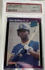 Donruss 1989 Ken Griffey Jr. Rated Rookie #33 *Denotes on Back PSA 10