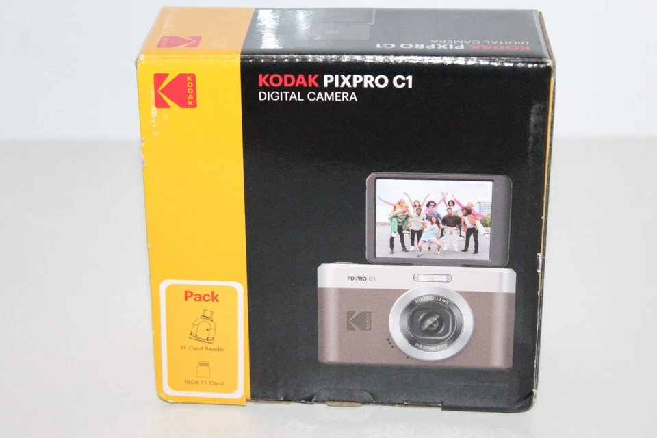 Kodak PIXPRO C1BN Digitalkamera Braun Neu Rechnung MwSt - Bild 1 von 3