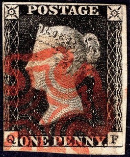 GB: 1840 1d Black Sg 2 Very Fine Used Example