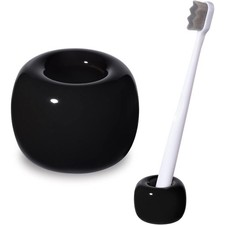 Sleek Mini s Toothbrush Holder Stand for Bathroom Vanity Countertops